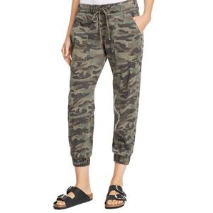 Bella Dahl Women’s Size XS Green Brown Camo Pocket Jogger